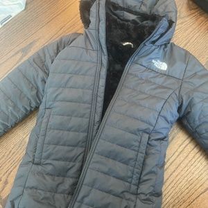 The north face fluffy puffer